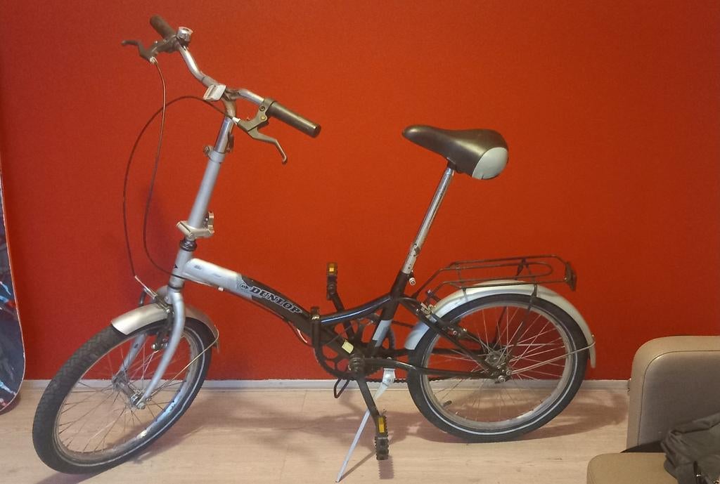 Dunlop vouwfiets - Compact en handig, Fietsen en Brommers, 20 inch of meer, Gebruikt, Versnellingen, Totaal opvouwbaar