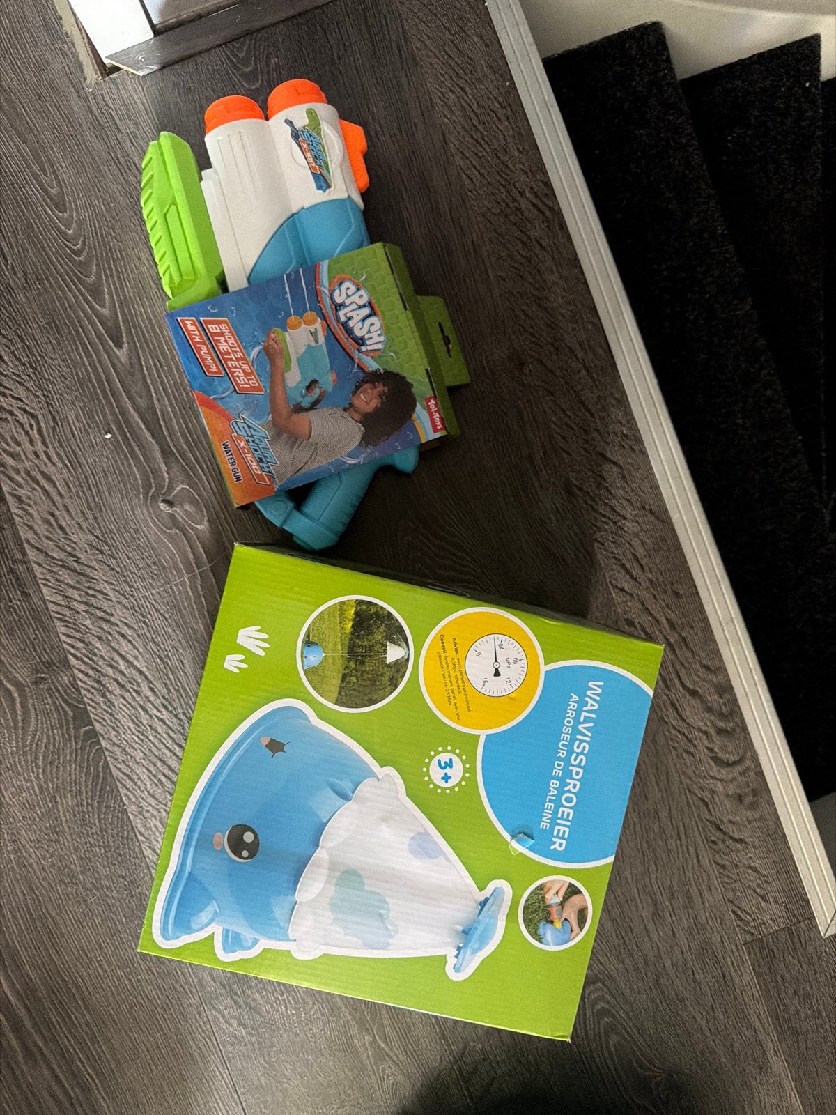 Nieuw Water Speelgoed Set: Waterpistool & Walvis Sproeier, Ophalen of Verzenden, Nieuw