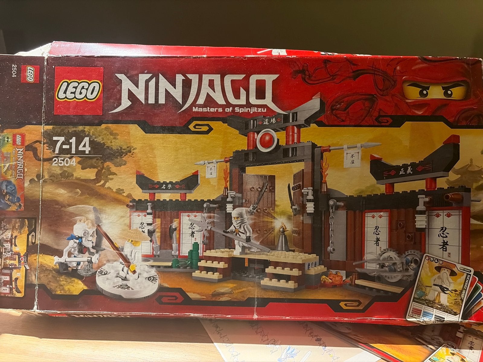 Lego Ninjago 2504 Spinjitzu Dojo - Niet compleet, Kinderen en Baby's, Gebruikt, Lego, Ophalen of Verzenden, Inclusief doos