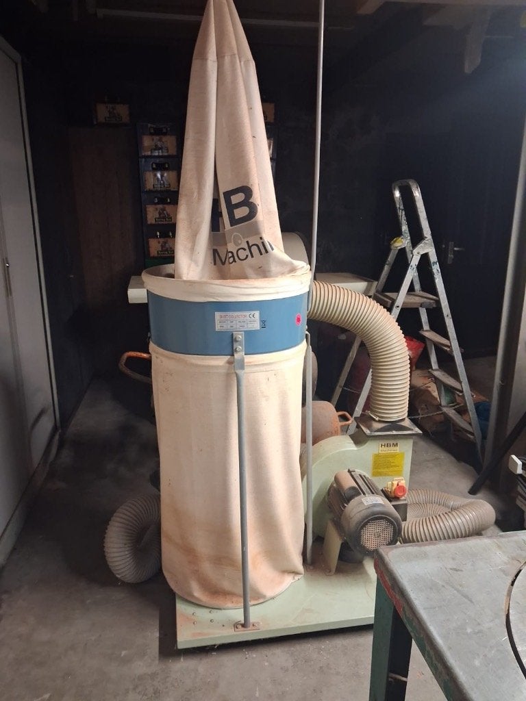 Stof afzuiging voor zaagtafel of andere machines, Minder dan 30 mm, Gebruikt, Overige typen, Ophalen of Verzenden