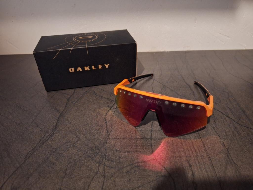 Oakley MvdP limited edition Mathieu van der Poel Canyon, Sieraden, Tassen en Uiterlijk, Zonnebrillen en Brillen | Heren, Ophalen