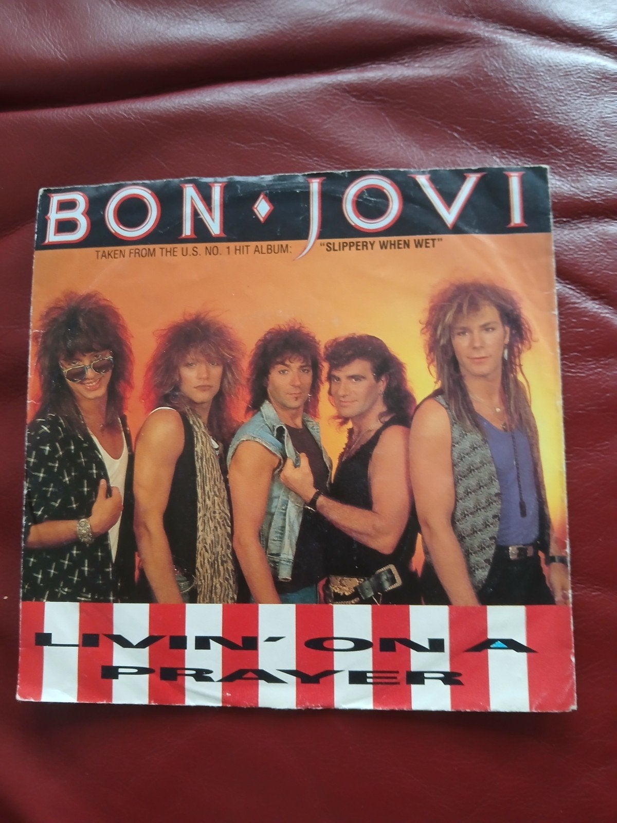 Bon Jovi - Livin' On A Prayer / Wild In The Streets (7 inch), Gebruikt, Originele persing, 7 inch, Ophalen of Verzenden