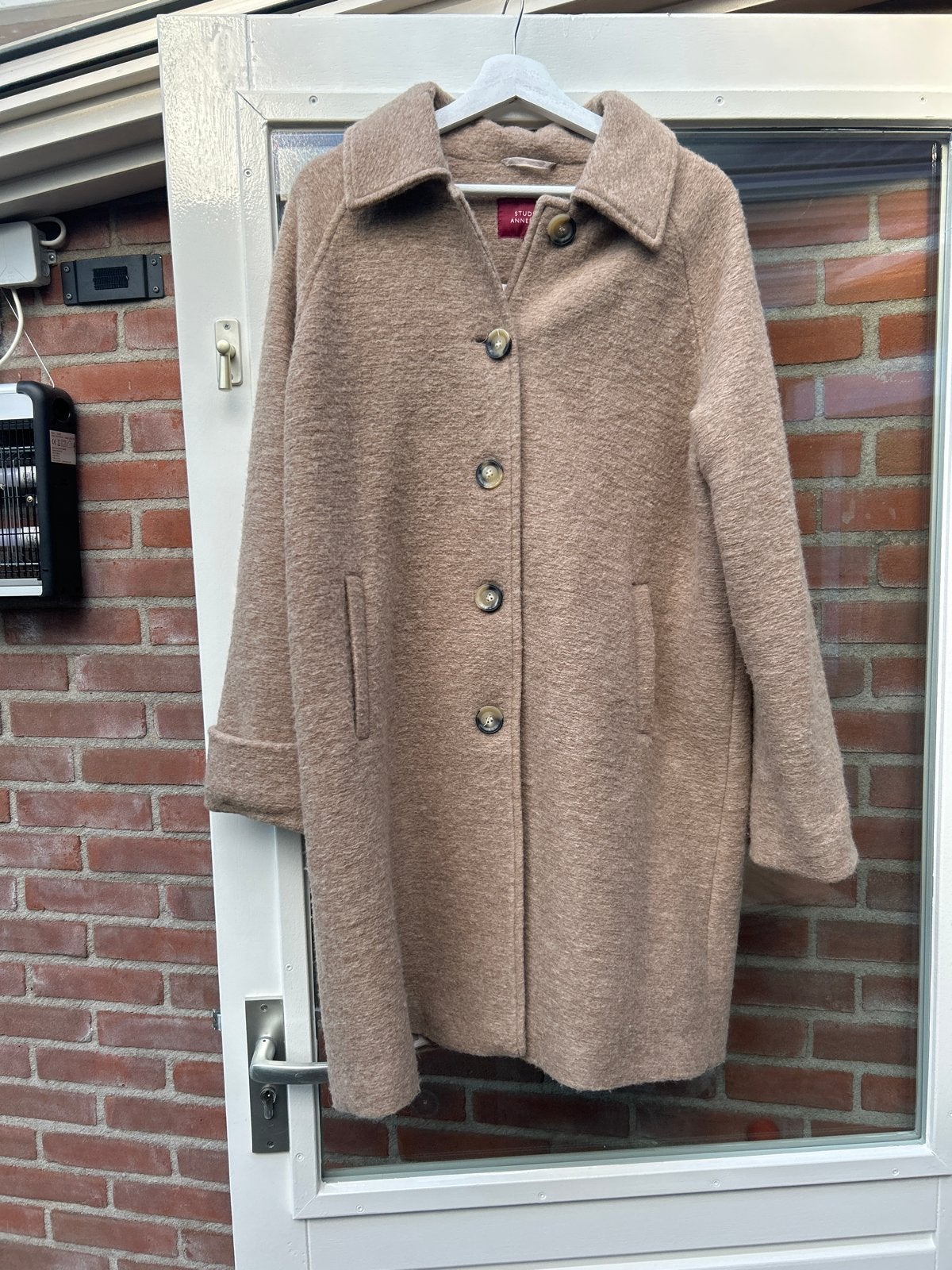 Studio Anneloes jas XS - Zo goed als nieuw, Ophalen of Verzenden, Zo goed als nieuw, Maat 34 (XS) of kleiner, Beige