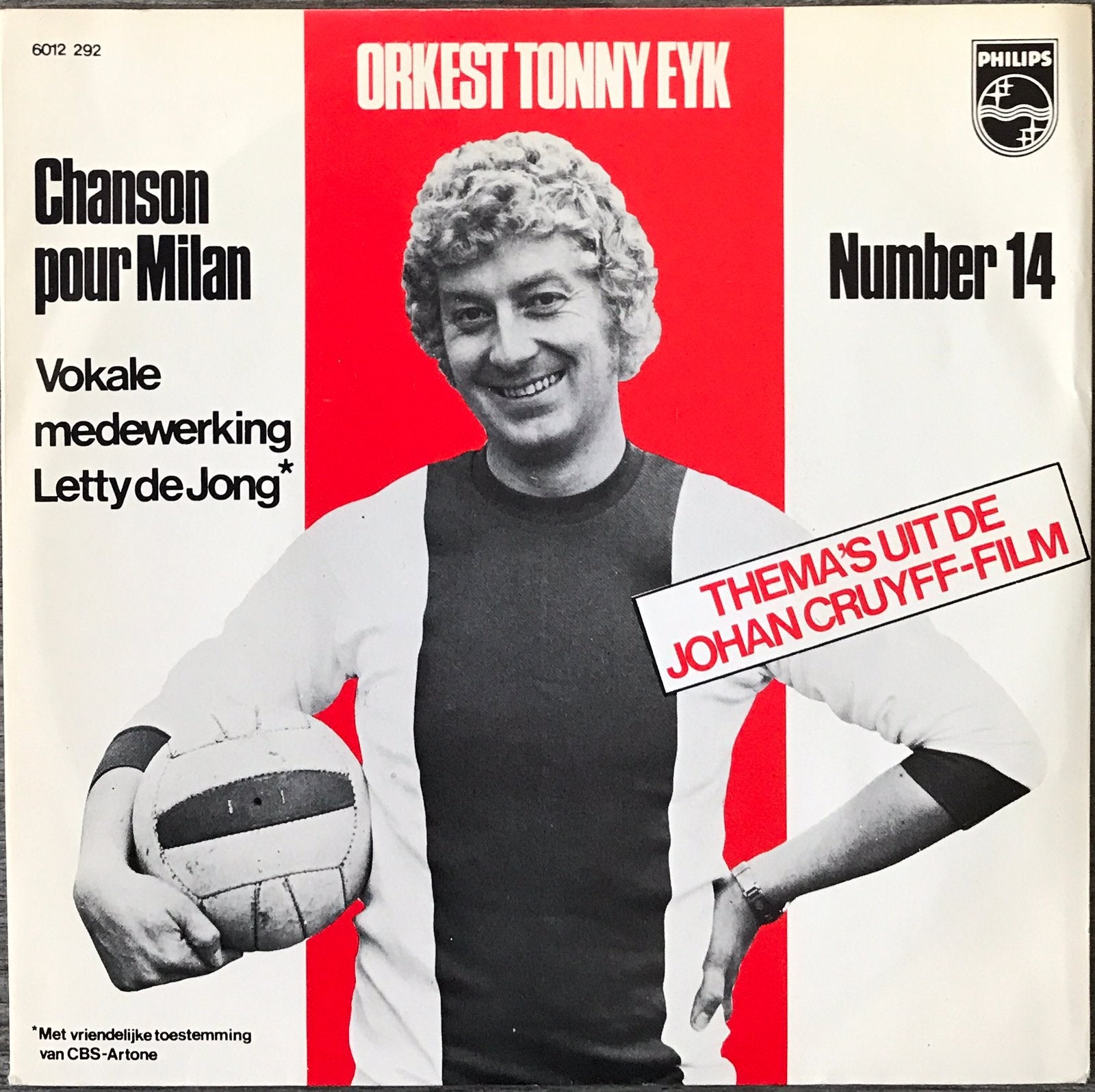 Orkest TONNY EYK - Chanson pour Milan/Nr.14 (NL72)ALS NW)Tip, Cd's en Dvd's, Verzenden, Zo goed als nieuw, 7 inch