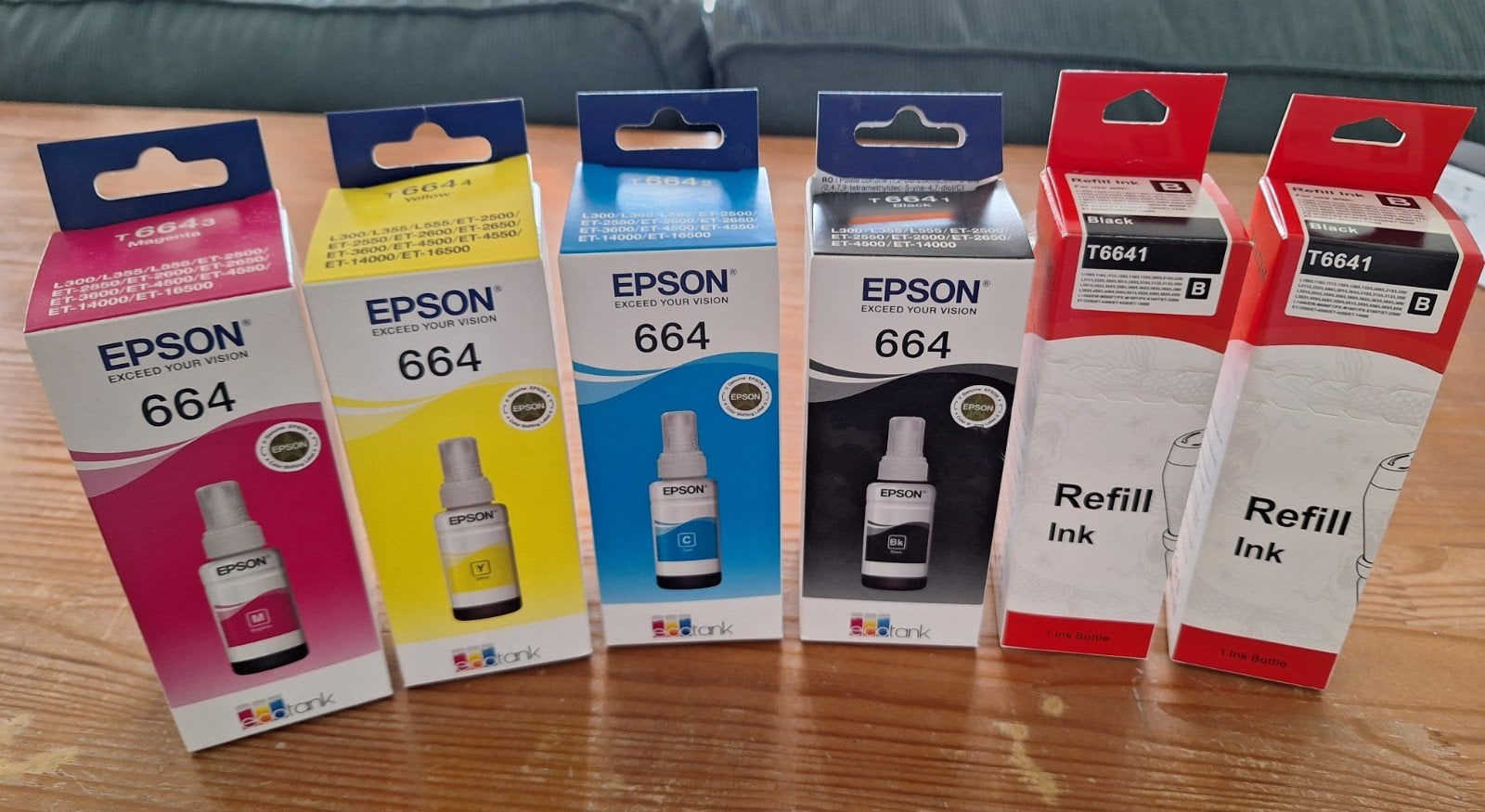 Epson Ecotank ET-2650 664 inkt origineel NIEUW !!!, Ophalen of Verzenden, Nieuw, Overige typen, Epson origineel