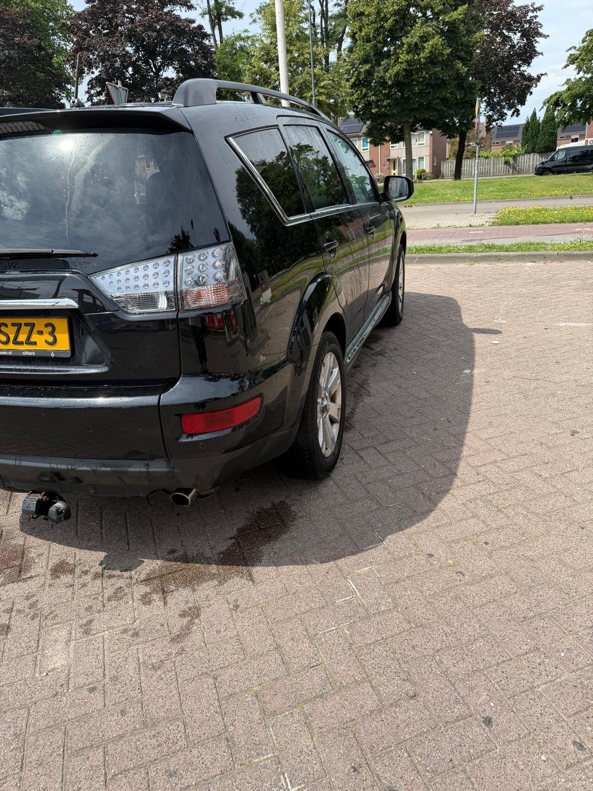 Mitsubishi Outlander 2.0 MPI 2WD CVT 2012 Zwart, Auto's, 1998 cc, Outlander, 4 cilinders, Zwart