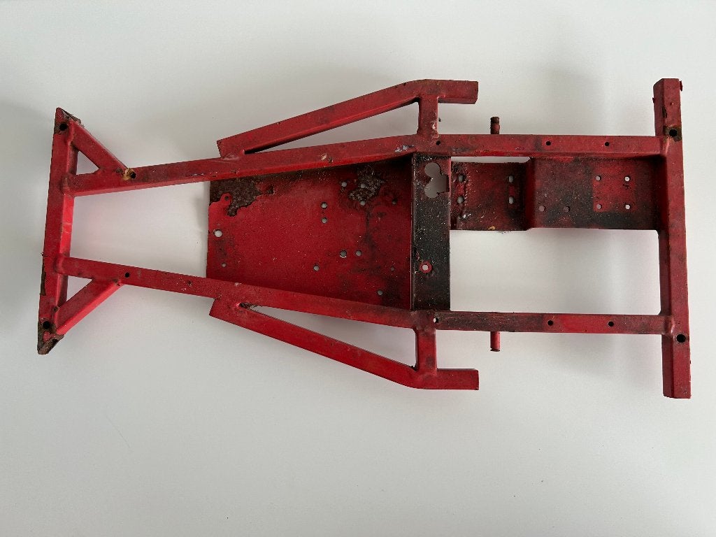 Vintage stockcar chassis 1/8 nitro rc auto, Verzenden, Gebruikt, Nitro, Auto onroad