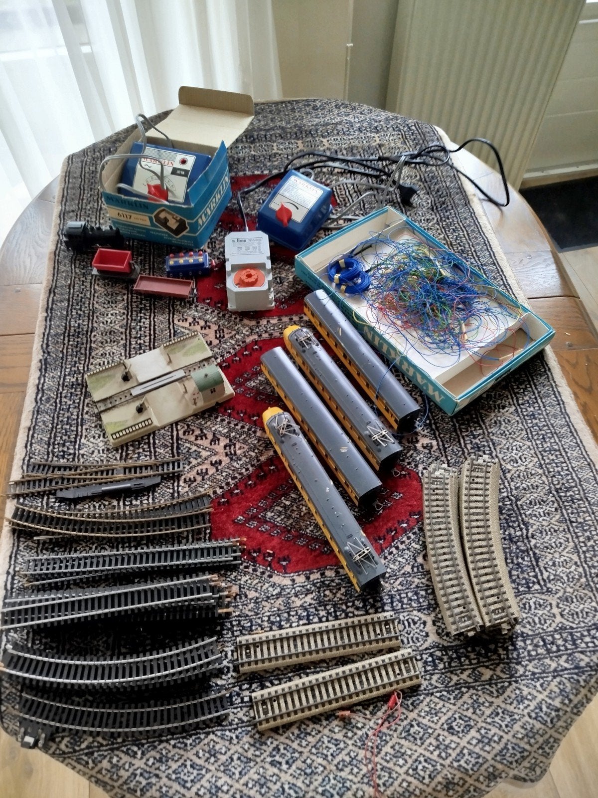 Treinrails ect, Hobby en Vrije tijd, Ophalen of Verzenden, Gebruikt, Gelijkstroom, NS