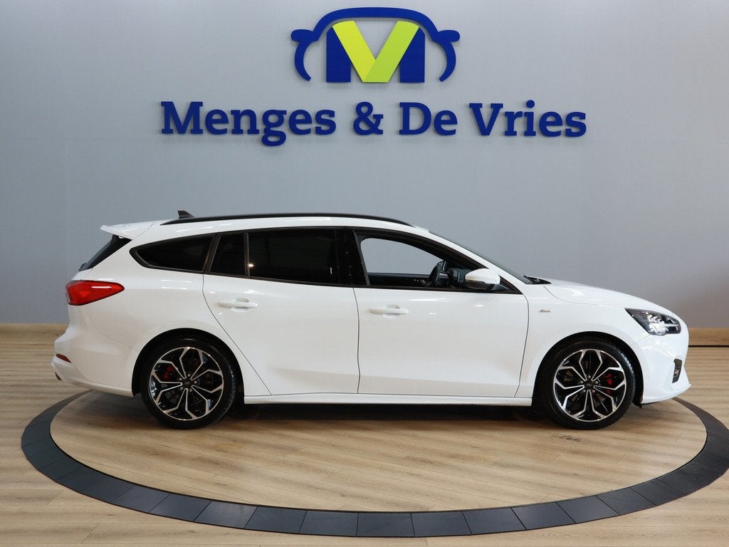 Ford FOCUS Wagon 1.0 EcoBoost Hybrid ST Line X Business Airc, 12 maanden, Gebruikt, Wit, Origineel Nederlands
