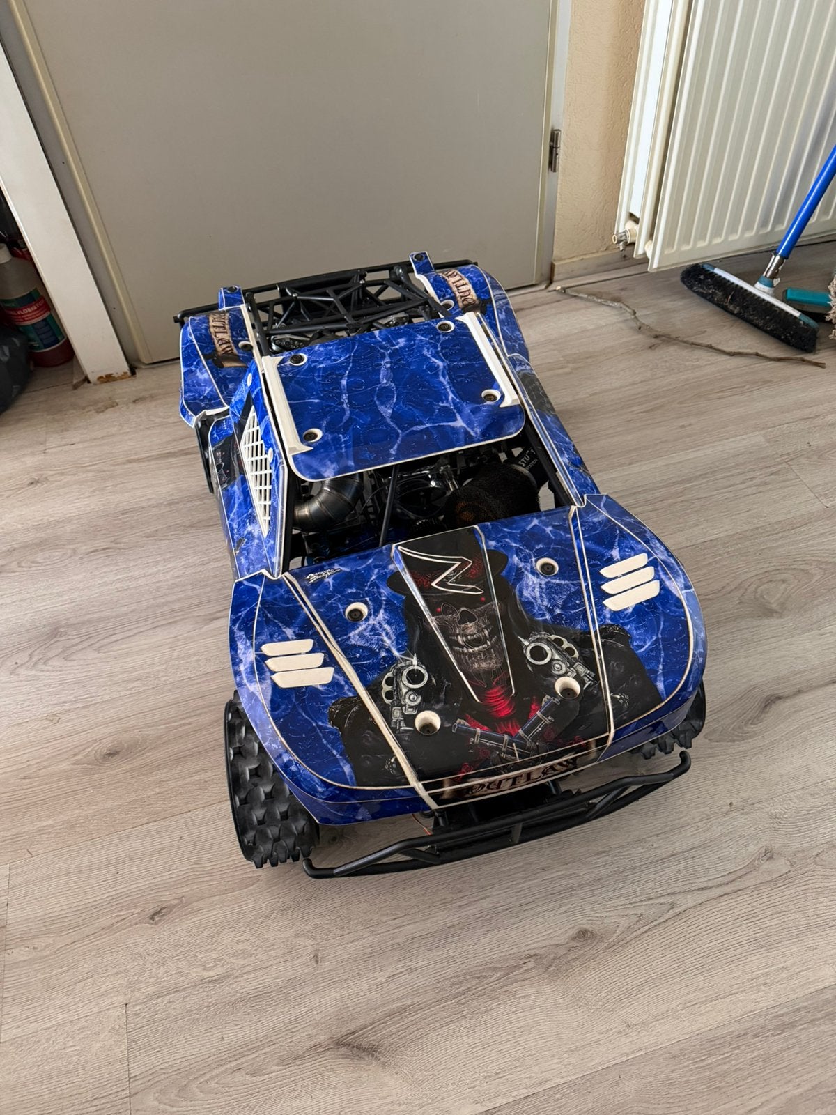 Losi 5live t 2.0 rcmax 80cc rijklaar, Ophalen, Benzine, Auto offroad, Zo goed als nieuw