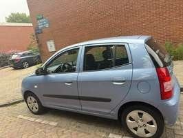 Kia Picanto 1.1 48KW 2007 Blauw, Stof, 4 cilinders, USB, Handgeschakeld