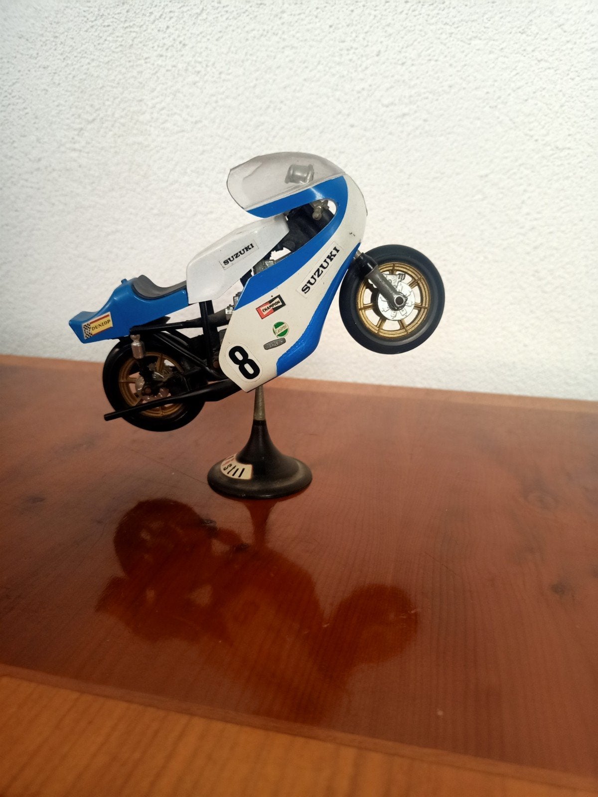 Vintage Polistil Suzuki Daytona 750cc miniatuurmotor, Ophalen of Verzenden, Gebruikt, Motor