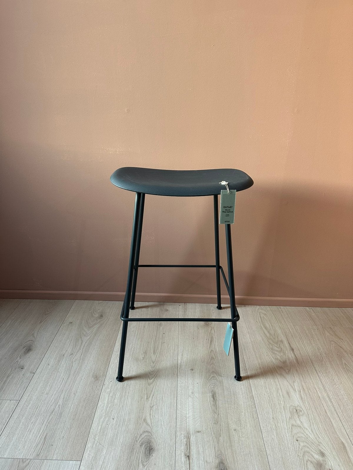 Muuto Fiber Barkruk, Huis en Inrichting, Barkrukken, 1 kruk, Ophalen, Zo goed als nieuw