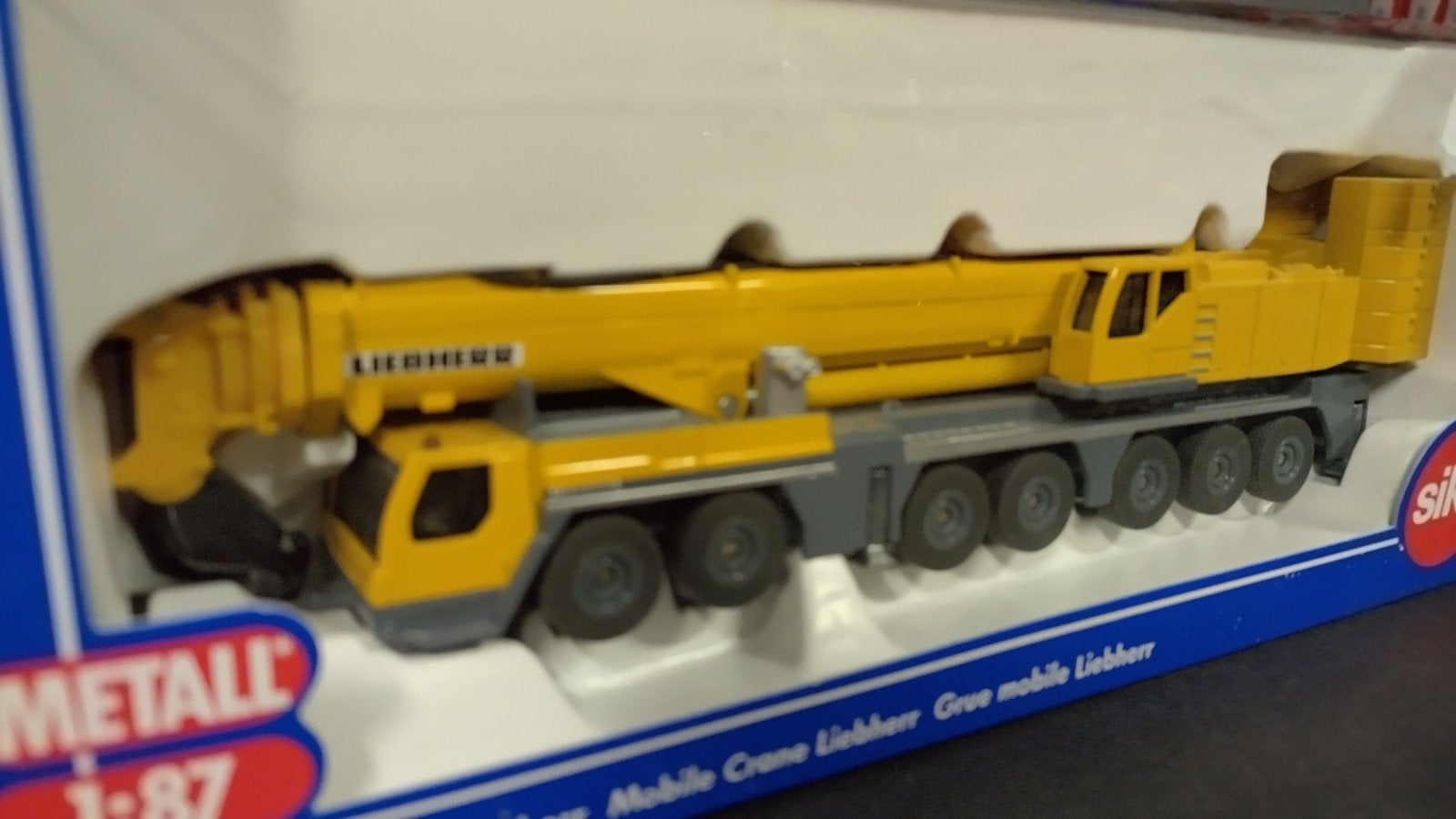 Liebherr Mobile Crane LTM 1:87 Siku Metal Pol, SIKU, Verzenden, Nieuw, Sieper