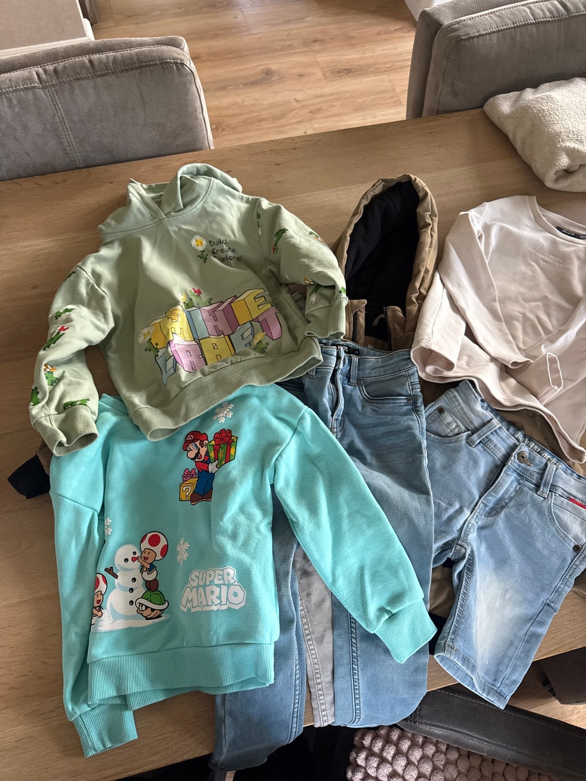 Kinderkleding pakket: truien, hoodie en jeans, Ophalen of Verzenden, Gebruikt, Jongen