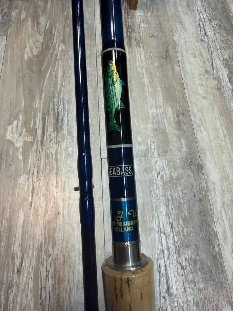 CJW Seabass 12ft - nieuw onbevist - titanium afbouw, Ophalen of Verzenden, Nieuw, Werphengel