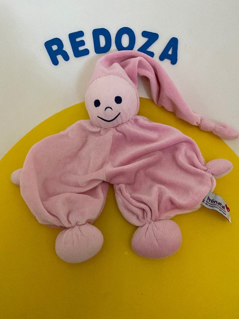 K3698 prenatal pop popje spookje roze lange muts, Ophalen of Verzenden, Zo goed als nieuw, Overige typen