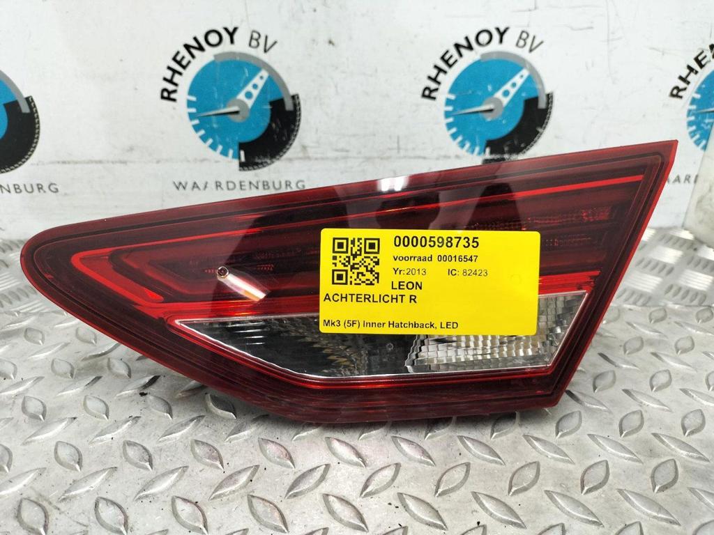 SEAT LEON 1.4 TSI FR Bns.  ACHTERLICHT R 2013, Ophalen of Verzenden, Gebruikt, ARN erkend