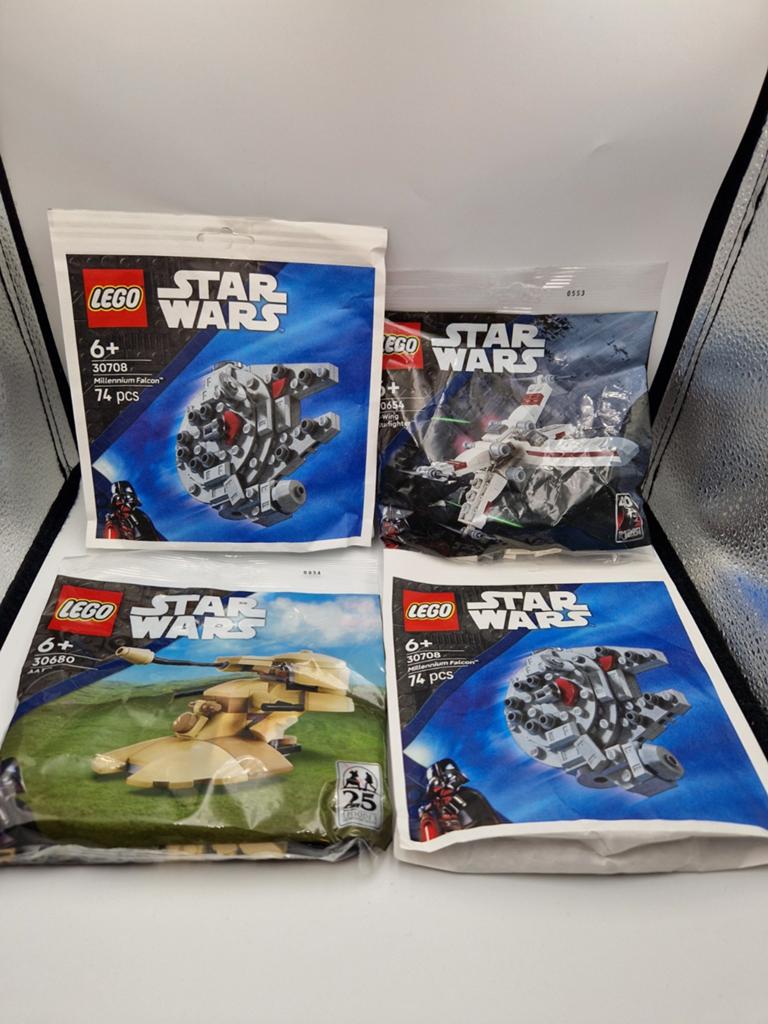 Lego Star wars 4x nieuw geseald, Ophalen of Verzenden, Nieuw, Actiefiguurtje