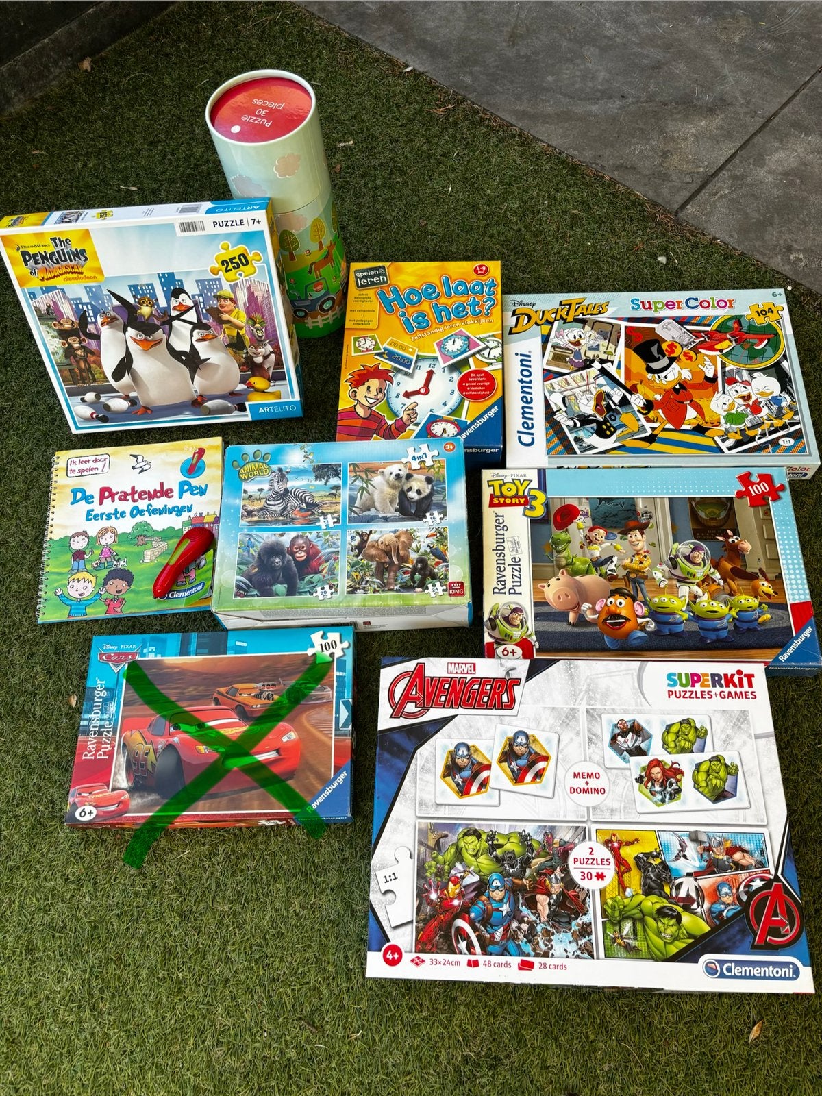 Gratis grote collectie puzzels en spellen voor kinderen, Ophalen, Meer dan 50 stukjes, Gebruikt, 4 tot 6 jaar