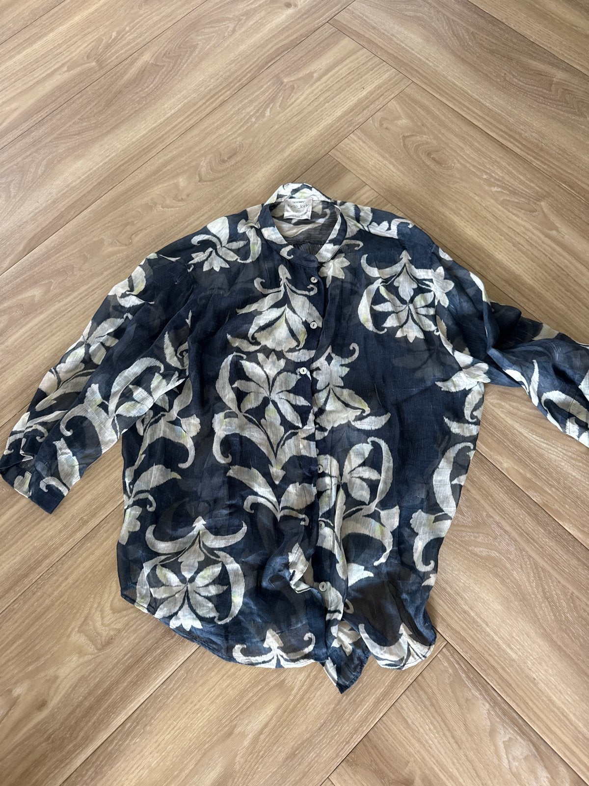 Forte Forte Italy Blouse Maat L, Kleding | Dames, Ophalen of Verzenden, Gedragen, Maat 42/44 (L), Zwart