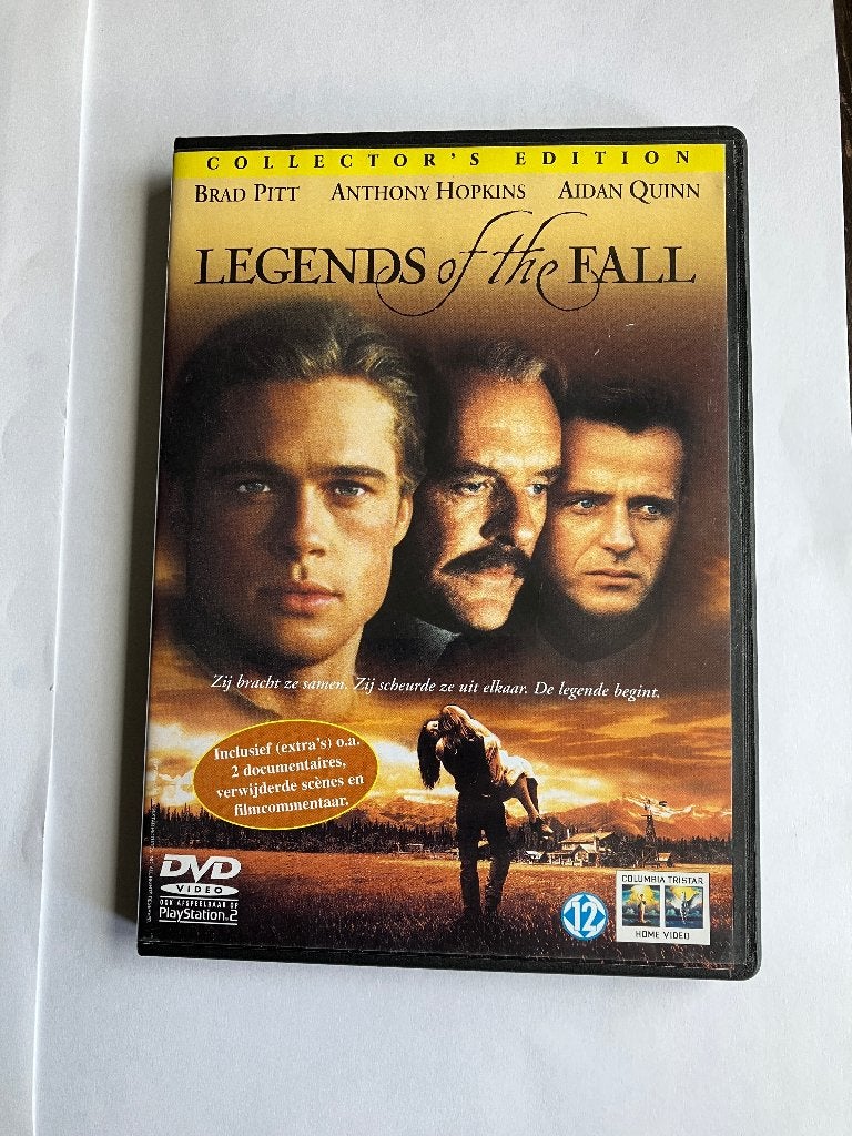 legends of the fall dvd collector's edition brad pitt, Alle leeftijden, Ophalen of Verzenden, Zo goed als nieuw
