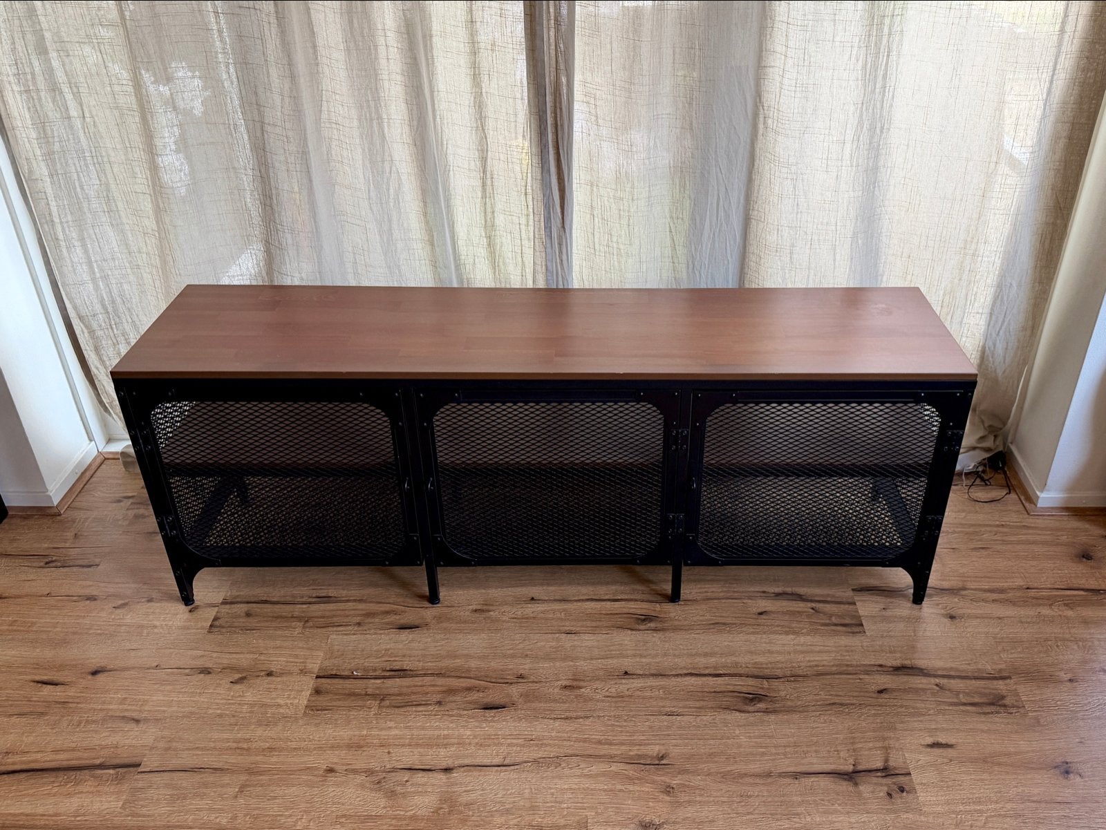 IKEA FJÄLLBO TV-meubel, Ophalen, Gebruikt, 100 tot 150 cm, Minder dan 100 cm
