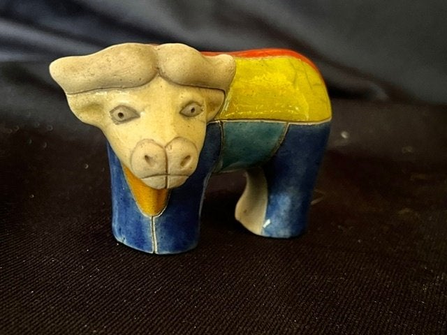 Handgemaakt Afrikaans Rakubeeldje, Antiek en Kunst, Ophalen of Verzenden