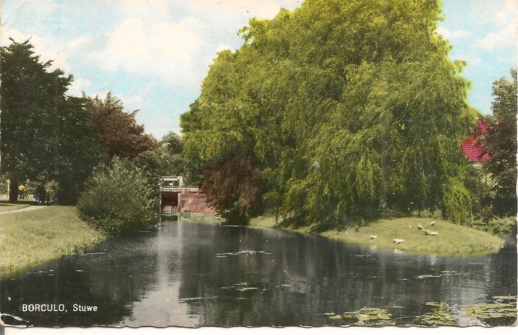 Oude ansichtkaart Borculo - Stuwe (Gelderland), Ophalen of Verzenden, 1960 tot 1980, Ongelopen, Gelderland