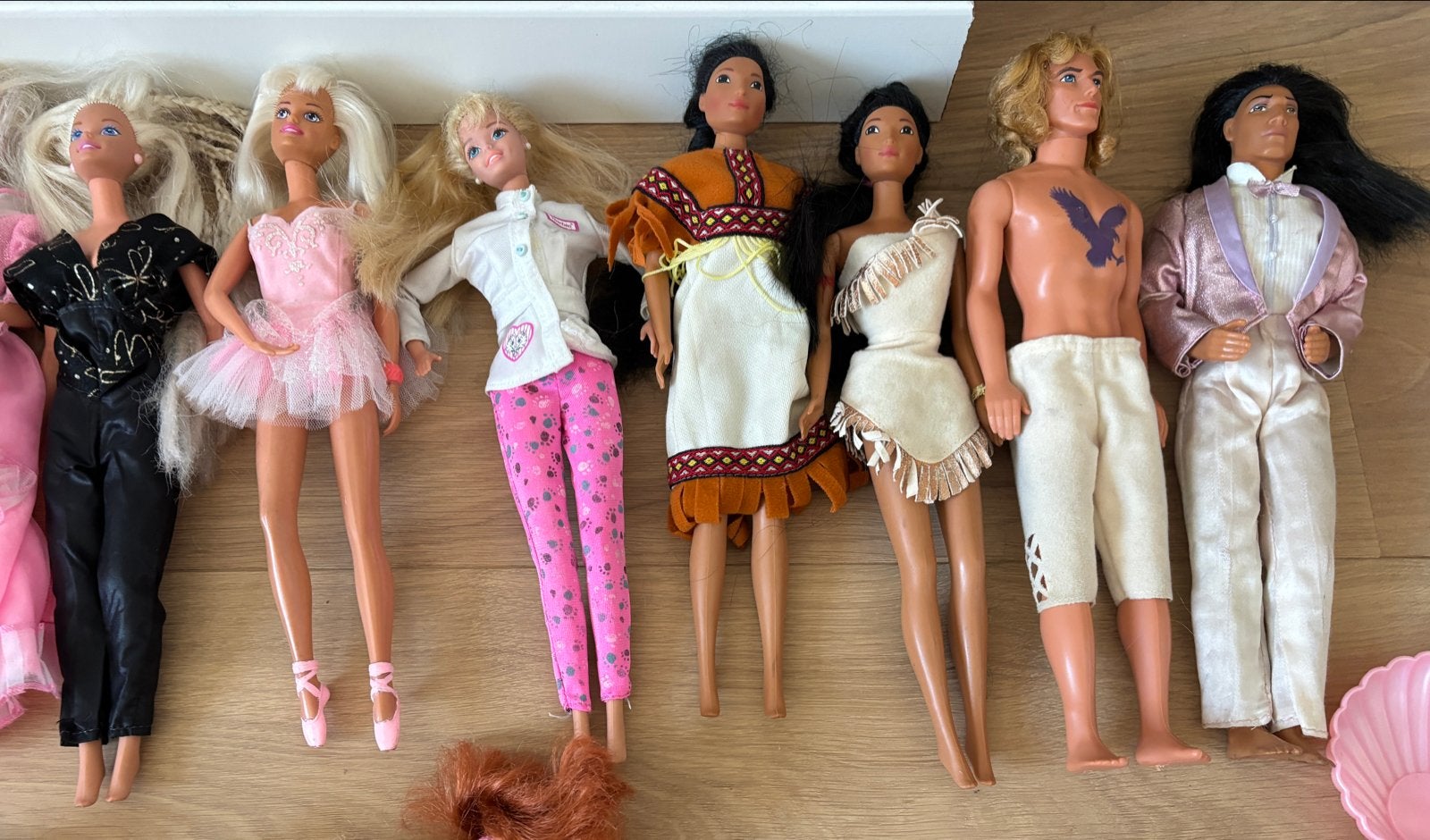 Barbie poppen en accessoires. Vintage, Verzamelen, Poppen, Ophalen of Verzenden, Gebruikt, Pop
