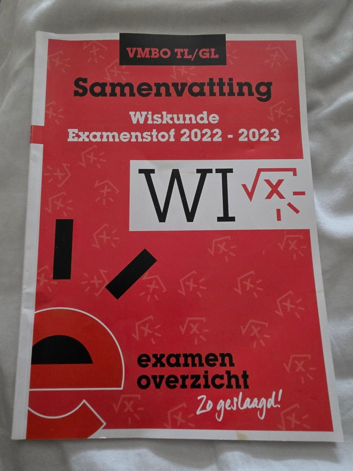 Samenvatting Wiskunde Examenstof 2022-2023 VMBO TL/GL, VMBO, Wiskunde A, Ophalen of Verzenden, ExamenOverzicht