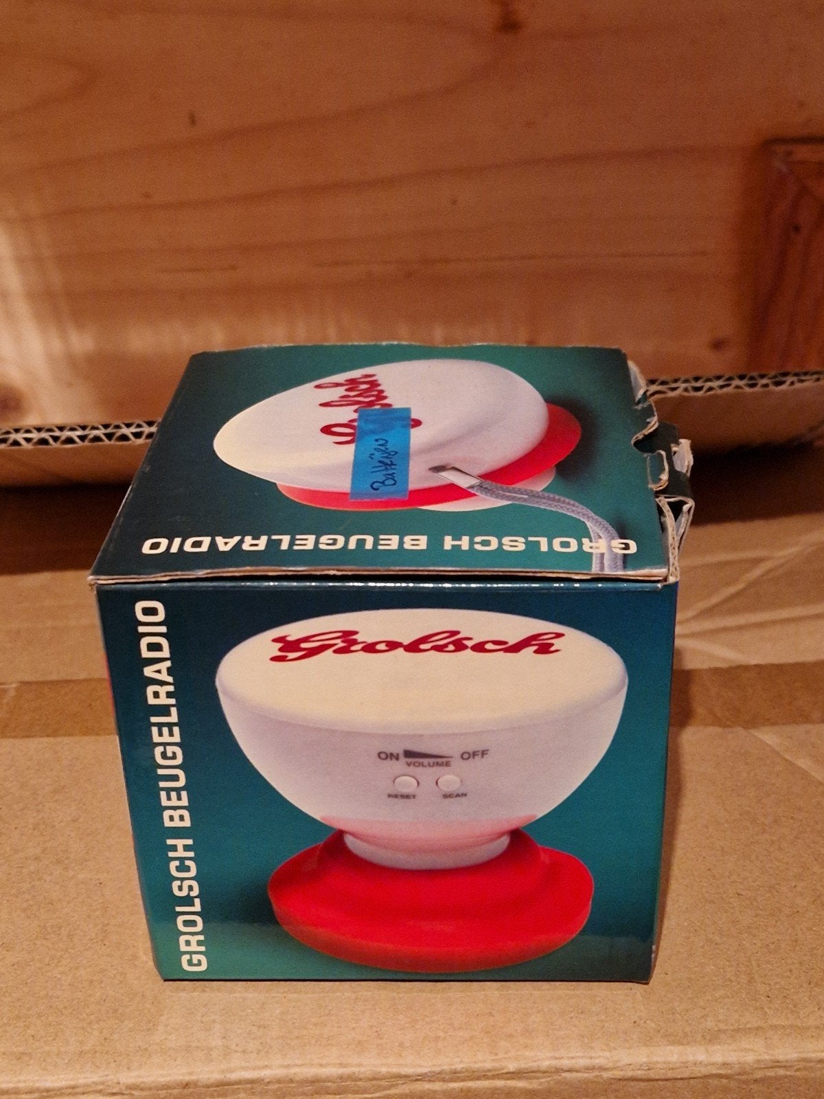 Grolsch Beugelradio - Nieuw in doos, Ophalen of Verzenden, Nieuw, Radio
