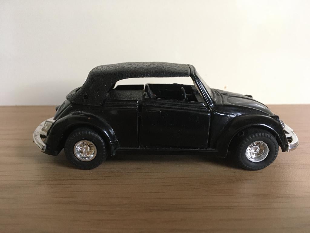 VW kever cabriolet - zwart - nieuw, Hobby en Vrije tijd, Modelauto's | 1:32, Ophalen of Verzenden, Nieuw, Auto, Overige merken
