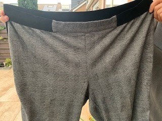 Damesbroek legging stretch maat 52 zwart wit, Zwart, Maat 46/48 (XL) of groter, Ophalen of Verzenden, Zo goed als nieuw