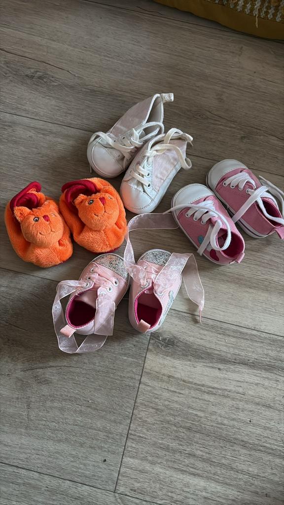 Baby schoentjes roze, Kinderen en Baby's, Babykleding | Schoentjes en Sokjes, Ophalen, Gebruikt, Meisje, Schoentjes