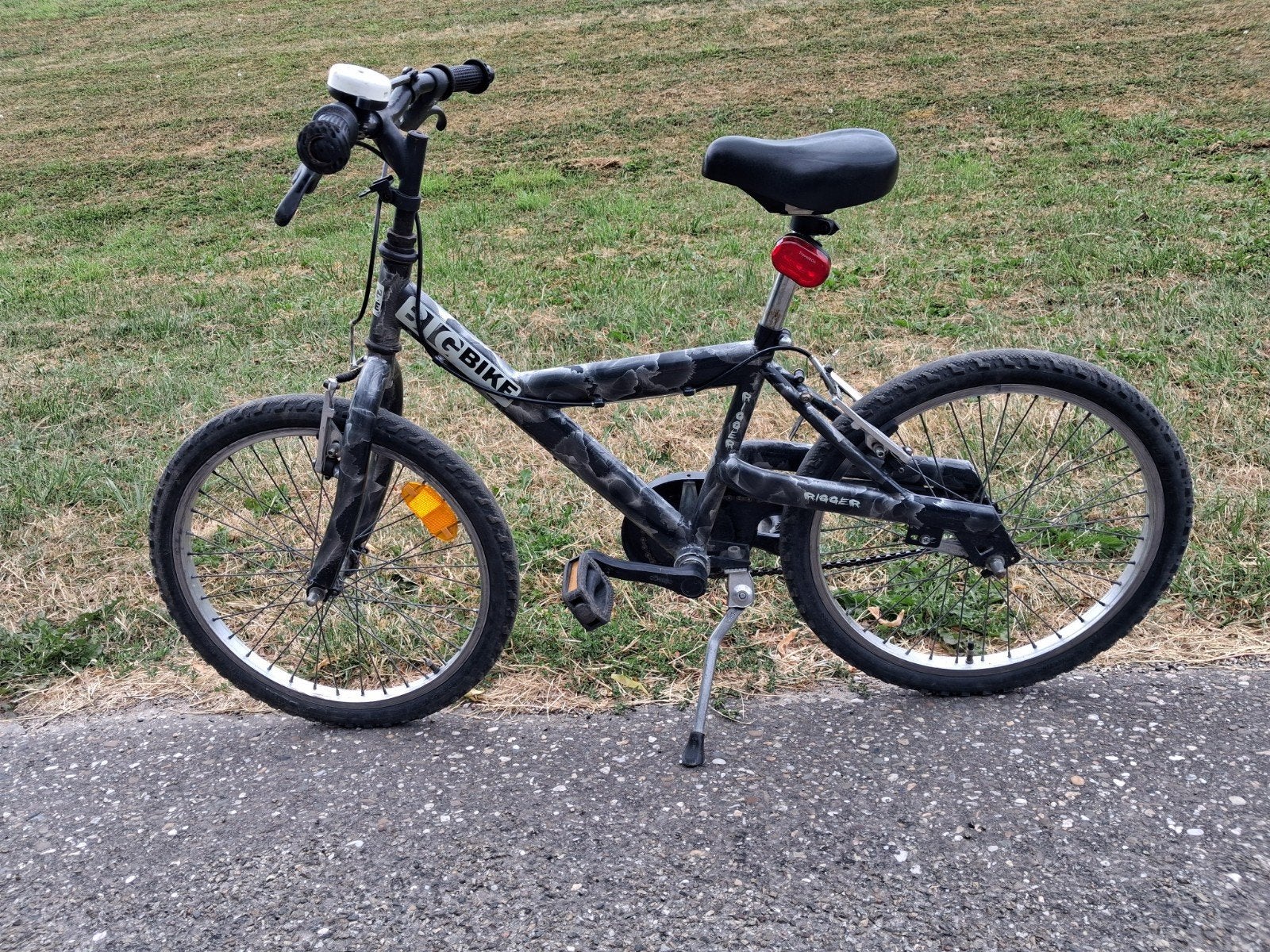 Stoere BigBike Rigger jongensfiets 20 inch – prima staat, Terugtraprem, Gebruikt, Handrem, 20 inch