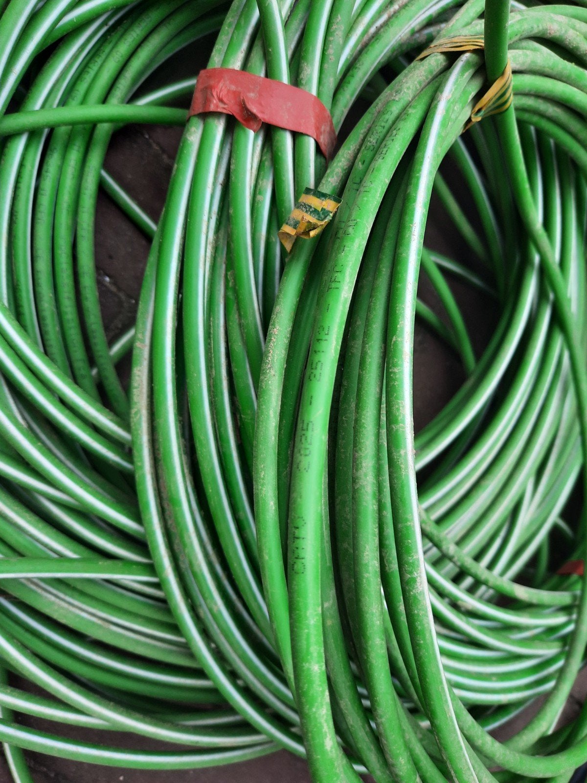 Coax kabel, Ophalen, Tuinslang