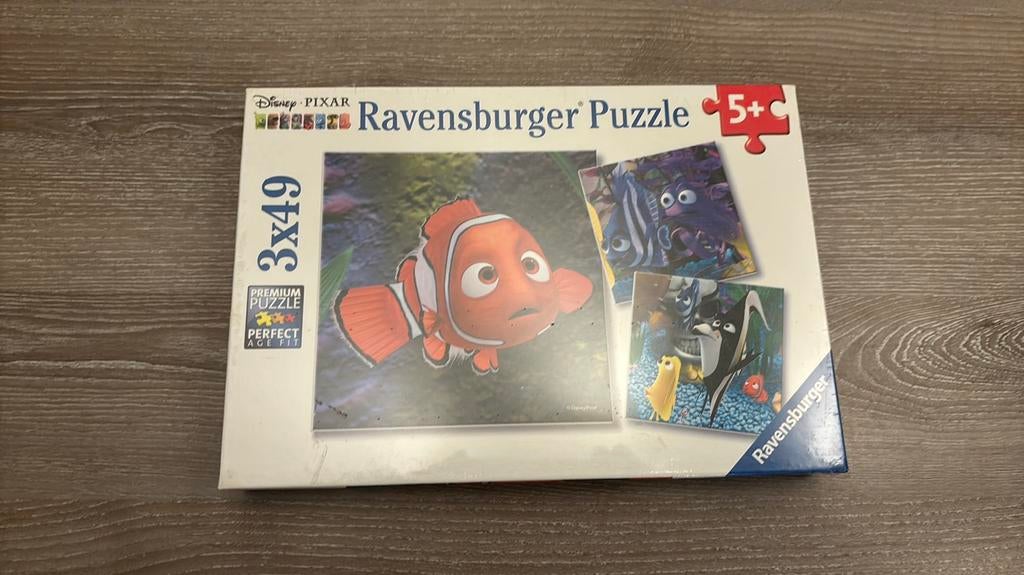 Ravensburger Disney Pixar Finding Nemo puzzel 3x 49 (Nieuw), Kinderen en Baby's, Speelgoed | Kinderpuzzels, Ophalen of Verzenden