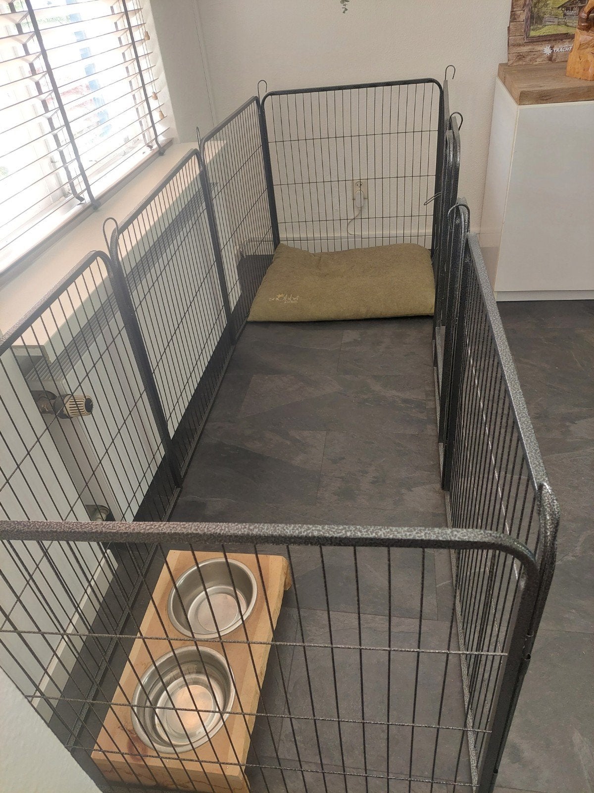Grote bench, Dieren en Toebehoren, Hondenhokken, Ophalen, Zo goed als nieuw, 110 cm of meer, 65 tot 100 cm