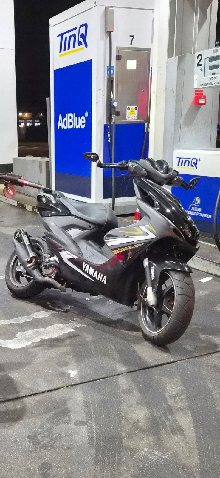 yamaha aerox r 2t 2009 watergekoeld, Ophalen, Tweetakt, Aerox, Maximaal 45 km/u