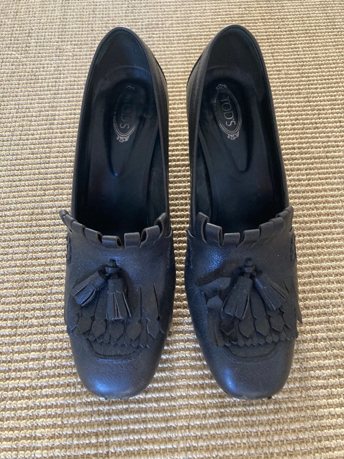 Tod's loafers zwart, Pumps, Zwart, Ophalen of Verzenden, Gedragen