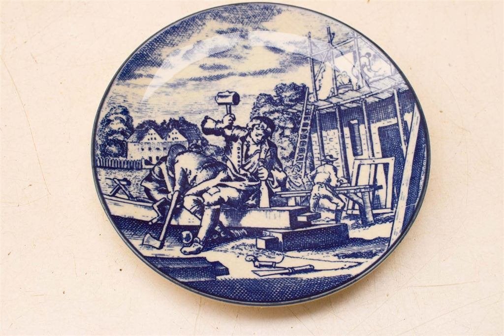 Porseleinen Wandbord 48917, Ophalen of Verzenden, Gebruikt