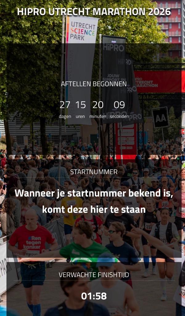 Halve marathon Utrecht, Tickets en Kaartjes, Eén persoon