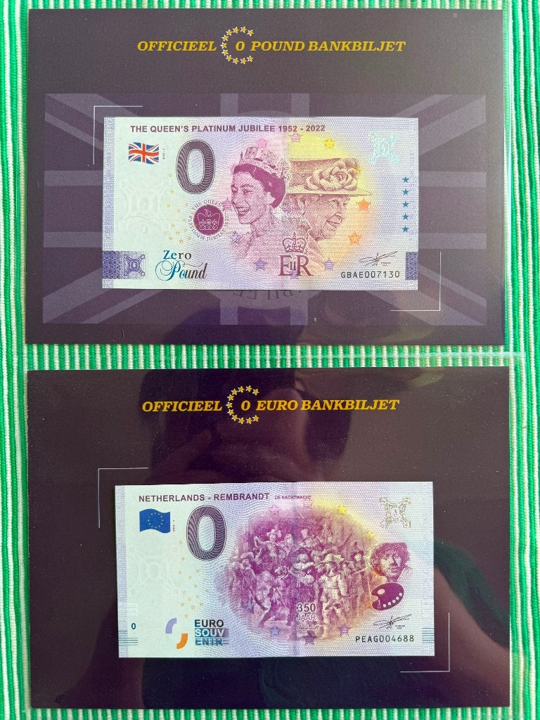 Bankbiljetten 0 euro, Ophalen of Verzenden, Overige landen, Los biljet