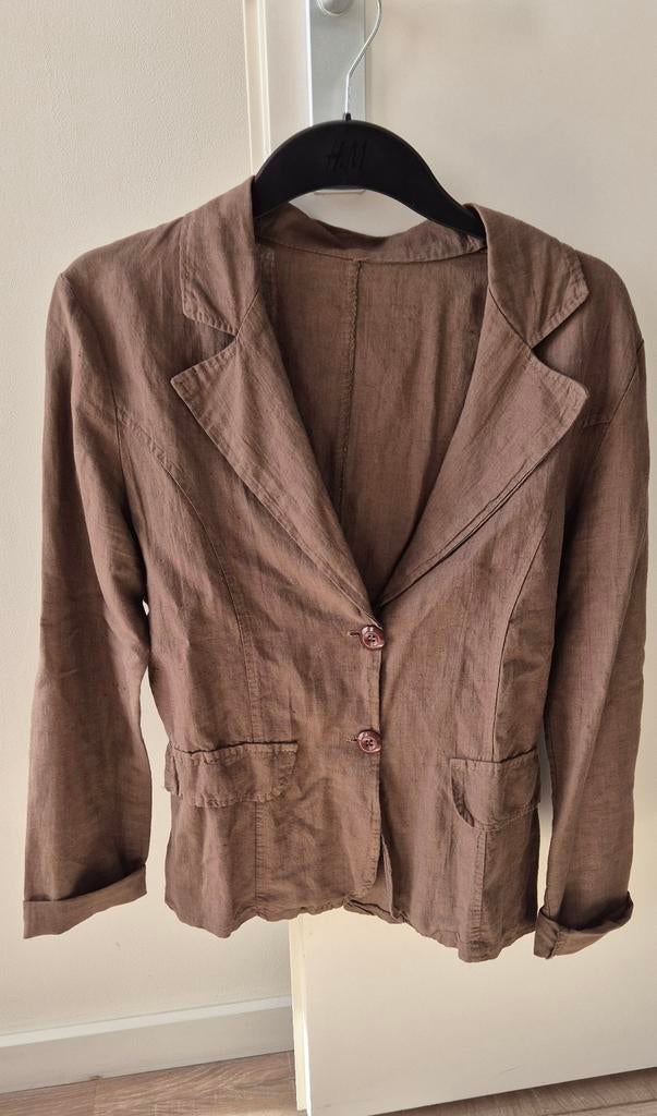Bruine blazer maat M, Maat 38/40 (M), Bruin, Ophalen of Verzenden, Zo goed als nieuw
