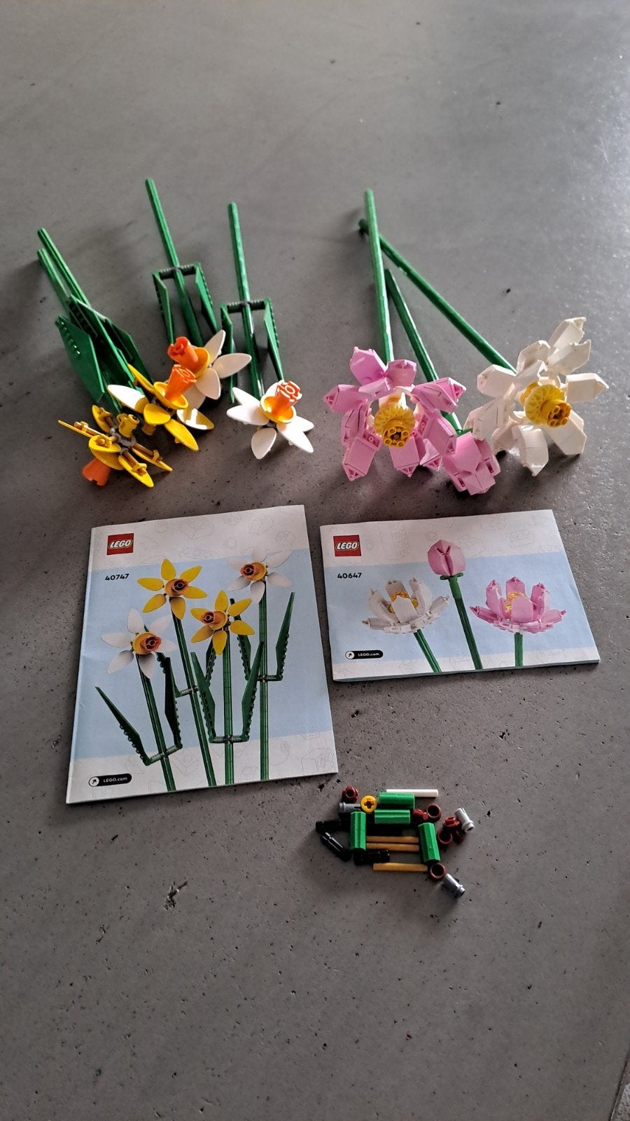 lego  40747 en lego 40647 bloemen/tulpen/narcissen, Ophalen of Verzenden, Zo goed als nieuw