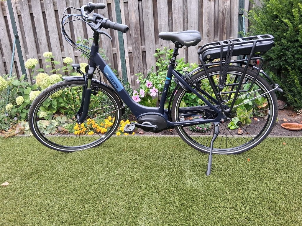 Gazelle Paris C7 HMB – ZGAN elektrische fiets 3.031 km, Ophalen, Zo goed als nieuw, 47 tot 51 cm, 50 km per accu of meer