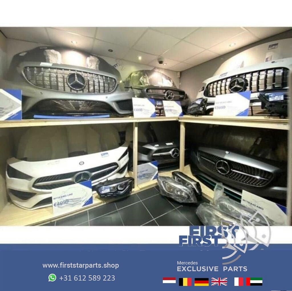 X290 W290 GT 43 53 4 DOORS COUPÉ AMG VOORBUMPER WIT COMPLEET, Gebruikt, -, Voor, Ophalen of Verzenden