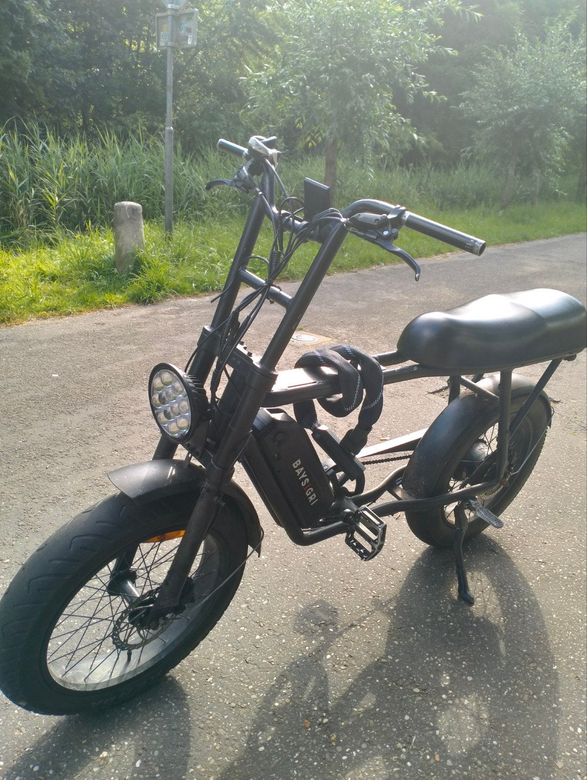 Fatbike met oplader en slot - Gebruikt, rijdt goed, Ophalen, Gebruikt
