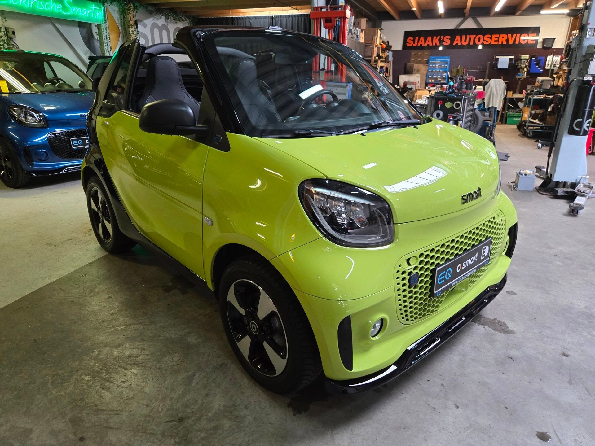 Smart Fortwo cabrio EQ Comfort Plus - Full Led - Carplay - W, Auto's, Automaat, Huisgarantie, 82 pk, Verwarmde buitenspiegels